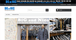 Desktop Screenshot of big-and-nice.fr